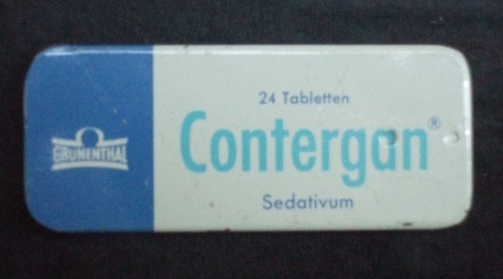 Packung Contergan-Tabletten